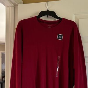 Sonoma Men's Burgundy Long Sleeve Tee